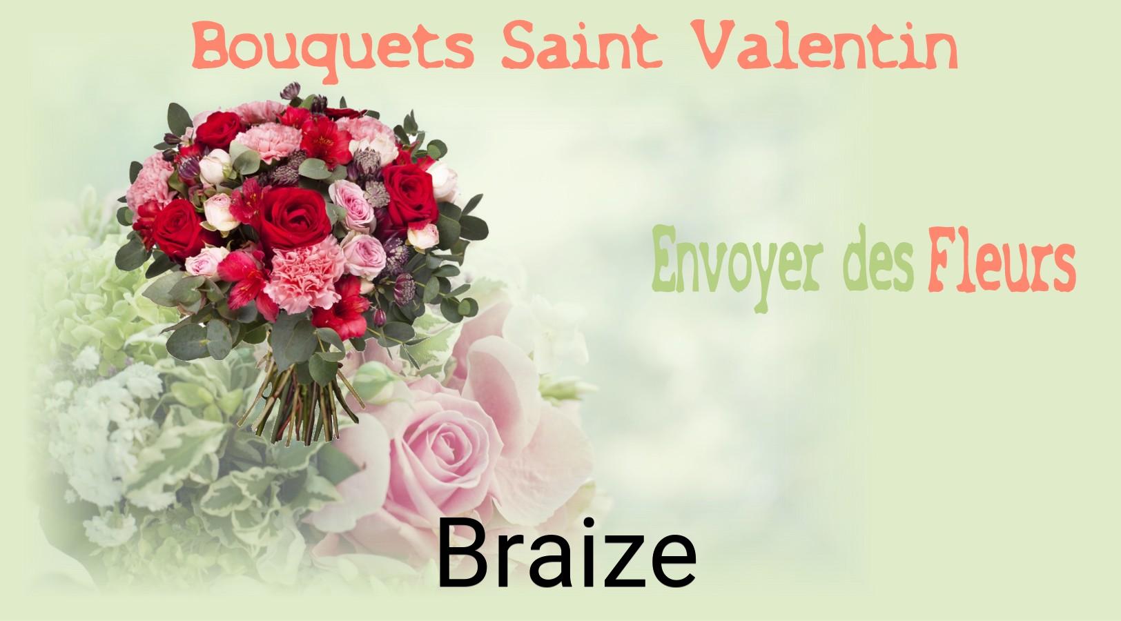 Roses de Saint-Valentin livrées à Braize